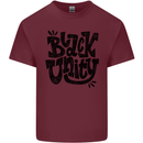 Black Unity Black Lives Matter Juneteenth Mens Cotton T-Shirt Tee Top Maroon