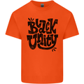 Black Unity Black Lives Matter Juneteenth Mens Cotton T-Shirt Tee Top Orange