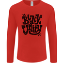 Black Unity Black Lives Matter Juneteenth Mens Long Sleeve T-Shirt Red