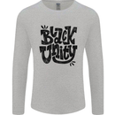 Black Unity Black Lives Matter Juneteenth Mens Long Sleeve T-Shirt Sports Grey