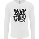 Black Unity Black Lives Matter Juneteenth Mens Long Sleeve T-Shirt White