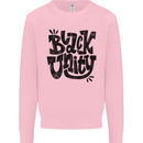 Black Unity Black Lives Matter Juneteenth Mens Sweatshirt Jumper Light Pink