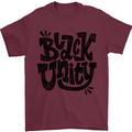 Black Unity Black Lives Matter Juneteenth Mens T-Shirt 100% Cotton Maroon