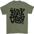 Black Unity Black Lives Matter Juneteenth Mens T-Shirt 100% Cotton Military Green