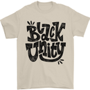 Black Unity Black Lives Matter Juneteenth Mens T-Shirt 100% Cotton Sand