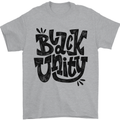 Black Unity Black Lives Matter Juneteenth Mens T-Shirt 100% Cotton Sports Grey