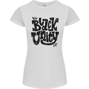 Black Unity Black Lives Matter Juneteenth Womens Petite Cut T-Shirt White