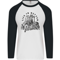 Tractor Life Is Better Farm Funny Farming Mens L/S Baseball T-Shirt White/Black