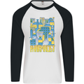 Pharmacist Chemist Design Mens L/S Baseball T-Shirt White/Black