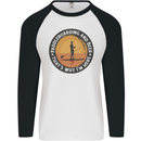 Paddleboarding & Beer Funny Paddleboard Mens L/S Baseball T-Shirt White/Black