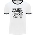 Funny Climate Change Its Not Uranus Mens Ringer T-Shirt White/Black