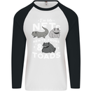 NFT Newts Frogs Toads Mens L/S Baseball T-Shirt White/Black