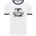 It's Not Me Anti Valentines Singles Day Skull Mens Ringer T-Shirt White/Black