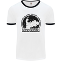 Lawn Ranger Funny Gardening Gardener Grass Mens Ringer T-Shirt White/Black