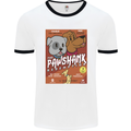 Pawshank Redemtion Funny Dog Parody Mens Ringer T-Shirt White/Black