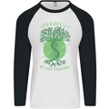 Genealogy Its All Relative Funny DNA Ancestry Mens L/S Baseball T-Shirt White/Black