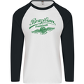 Brazilian Football Team Brazil Mens L/S Baseball T-Shirt White/Black