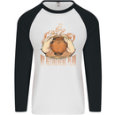 Pottery Retirement Plan Funny Mens L/S Baseball T-Shirt White/Black