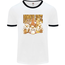 Pumpkin Spice Gnomes Halloween Mens Ringer T-Shirt White/Black