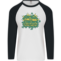 Farting is Just My Way of Saying That I Love You Mens L/S Baseball T-Shirt White/Black