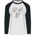Archaeologist Glass Funny Archaeology Mens L/S Baseball T-Shirt White/Black