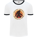 Bigfoot Society Sasquatch Crew Mens Ringer T-Shirt White/Black