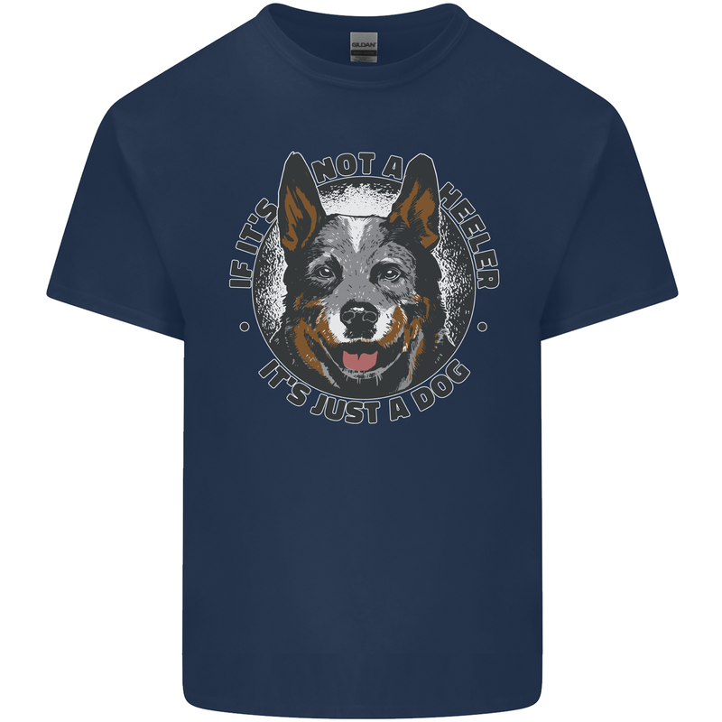 Blue Heeler Australian Cattle Dog Kids T-Shirt Childrens Navy Blue