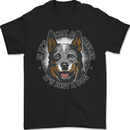 Blue Heeler Australian Cattle Dog Mens T-Shirt 100% Cotton Black
