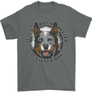 Blue Heeler Australian Cattle Dog Mens T-Shirt 100% Cotton Charcoal