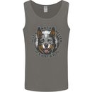 Blue Heeler Australian Cattle Dog Mens Vest Tank Top Charcoal