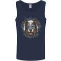 Blue Heeler Australian Cattle Dog Mens Vest Tank Top Navy Blue