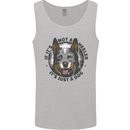 Blue Heeler Australian Cattle Dog Mens Vest Tank Top Sports Grey