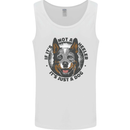 Blue Heeler Australian Cattle Dog Mens Vest Tank Top White