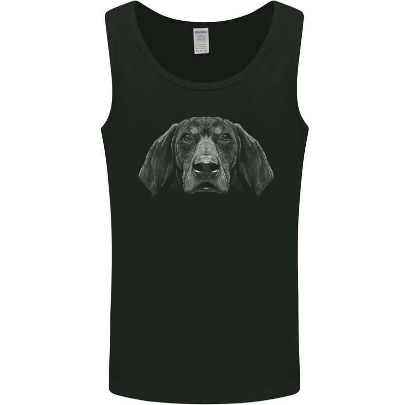 Bluetick Coonhound Mens Vest Tank Top Black