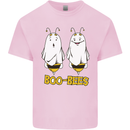 Boo Bees Funny Halloween Ghosts Rude Funny Kids T-Shirt Childrens Light Pink