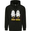 Boo Bees Funny Halloween Ghosts Rude Funny Mens 80% Cotton Hoodie Black