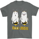 Boo Bees Funny Halloween Ghosts Rude Funny Mens T-Shirt 100% Cotton Charcoal