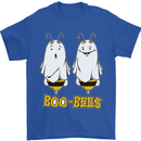 Boo Bees Funny Halloween Ghosts Rude Funny Mens T-Shirt 100% Cotton Royal Blue
