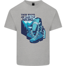 Boots Are Made for Hiking Hiker Trekking Mens Cotton T-Shirt Tee Top Sports Grey