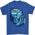 Boots Are Made for Hiking Hiker Trekking Mens T-Shirt 100% Cotton Royal Blue