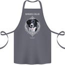 Border Collie Dog in a Frame Cotton Apron 100% Organic Steel
