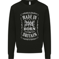 Born In Britain 19th Birthday Made 2004 Mens Sweatshirt Jumper Black