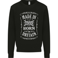 Born In Britain 24th Birthday Made 1999 Mens Sweatshirt Jumper Black