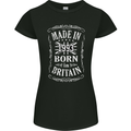 Born In Britain 30th Birthday Made 1993 Womens Petite Cut T-Shirt Black