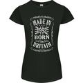 Born In Britain 31st Birthday Made 1992 Womens Petite Cut T-Shirt Black