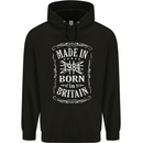 Born In Britain 39th Birthday Made 1984 Mens 80% Cotton Hoodie Black