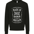 Born In Britain 51st Birthday Made 1972 Mens Sweatshirt Jumper Black