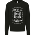 Born In Britain 53rd Birthday Made 1970 Mens Sweatshirt Jumper Black