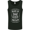 Born In Britain 57th Birthday Made 1966 Mens Vest Tank Top Black