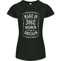 Born In Britain 60th Birthday Made 1963 Womens Petite Cut T-Shirt Black